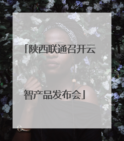 陕西联通召开云智产品发布会