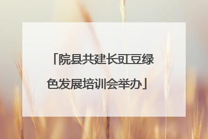 院县共建长豇豆绿色发展培训会举办