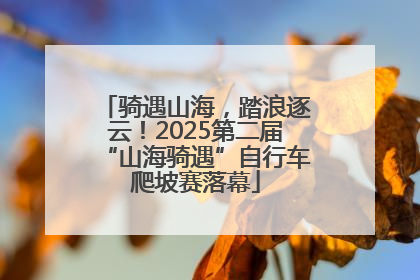 骑遇山海，踏浪逐云！2025第二届“山海骑遇”自行车爬坡赛落幕