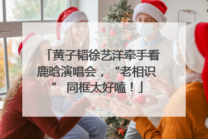 黄子韬徐艺洋牵手看鹿晗演唱会，“老相识” 同框太好嗑！
