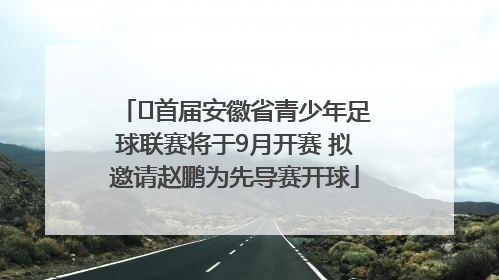 ﻿首届安徽省青少年足球联赛将于9月开赛 拟邀请赵鹏为先导赛开球