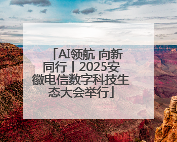 AI领航 向新同行丨2025安徽电信数字科技生态大会举行