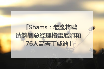 Shams：老鹰将聘请鹈鹕总经理格雷厄姆和76人高管丁威迪